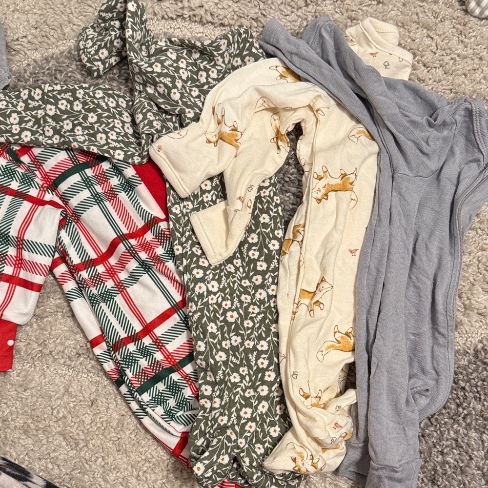 Assorted Baby Pajamas - Newborn